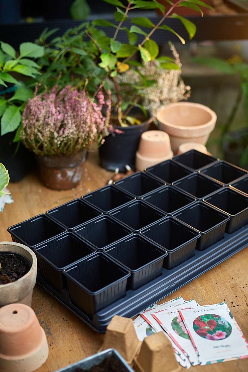 Plantbricka, 18 krukor